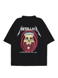 Fashion Koszula z printem Metallica Koszule