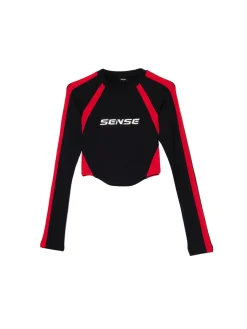 Hot Koszulka longsleeve z racingowym nadrukiem Koszulki, Topy