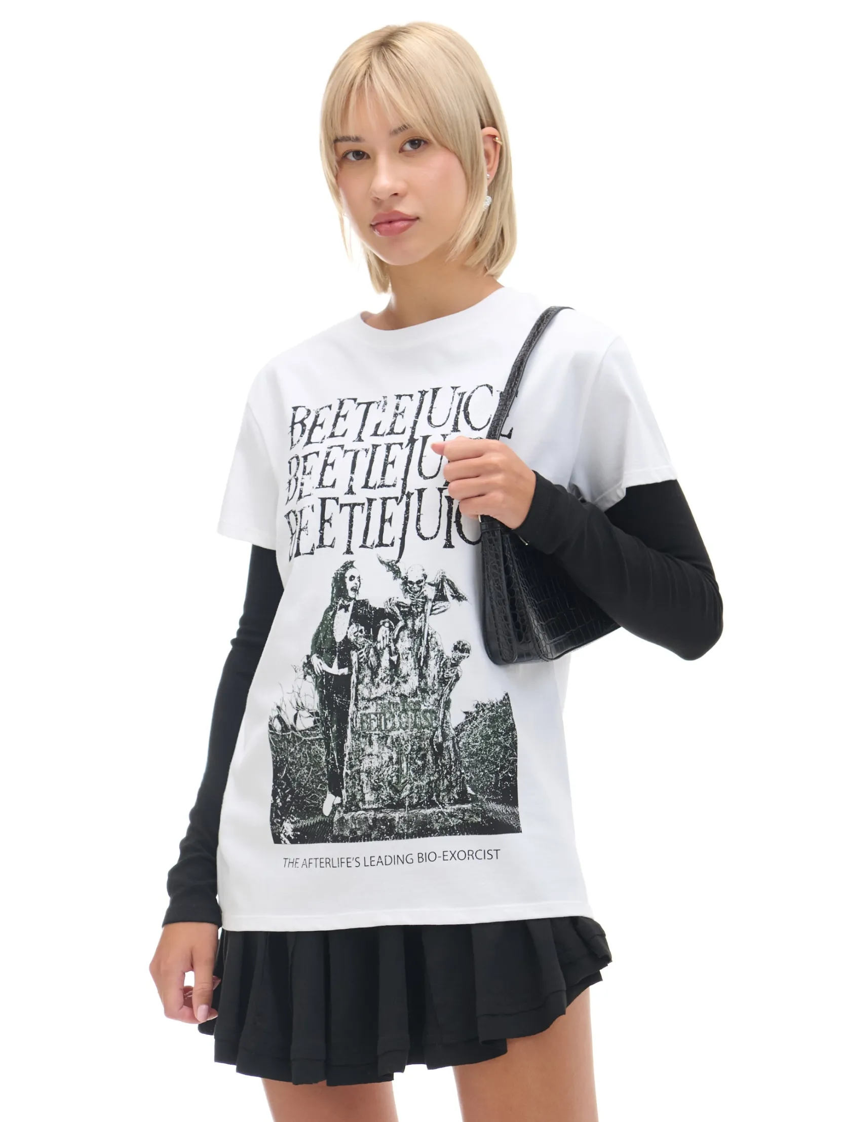 Discount Koszulka oversize z Beetlejuice Koszulki, Topy