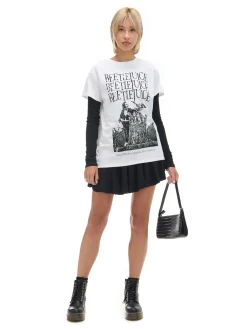 Discount Koszulka oversize z Beetlejuice Koszulki, Topy