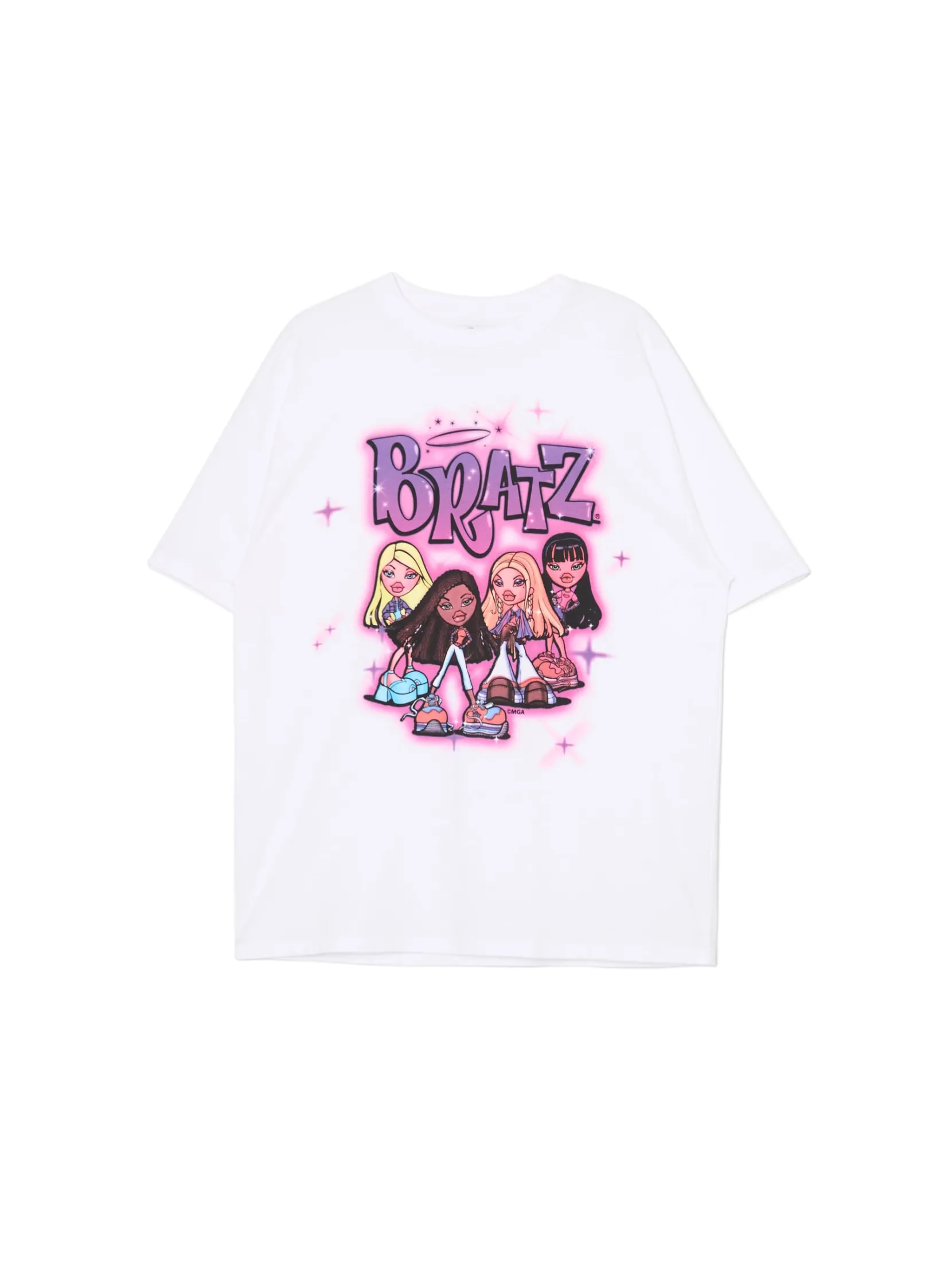 Sale Koszulka oversize z nadrukiem Bratz Koszulki, Topy