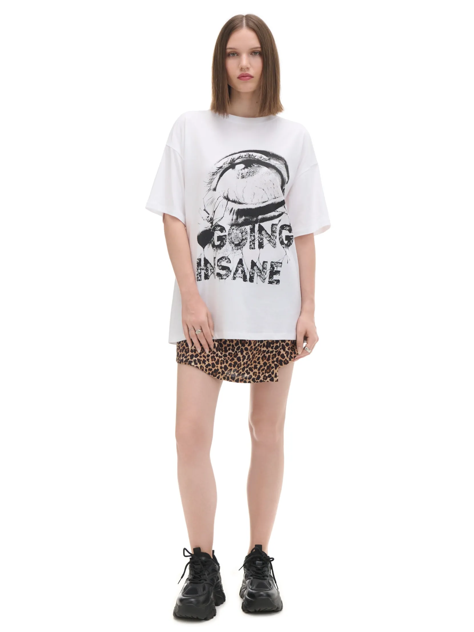 Clearance Koszulka z kontrastowym nadrukiem UNISEX Unisex|Unisex