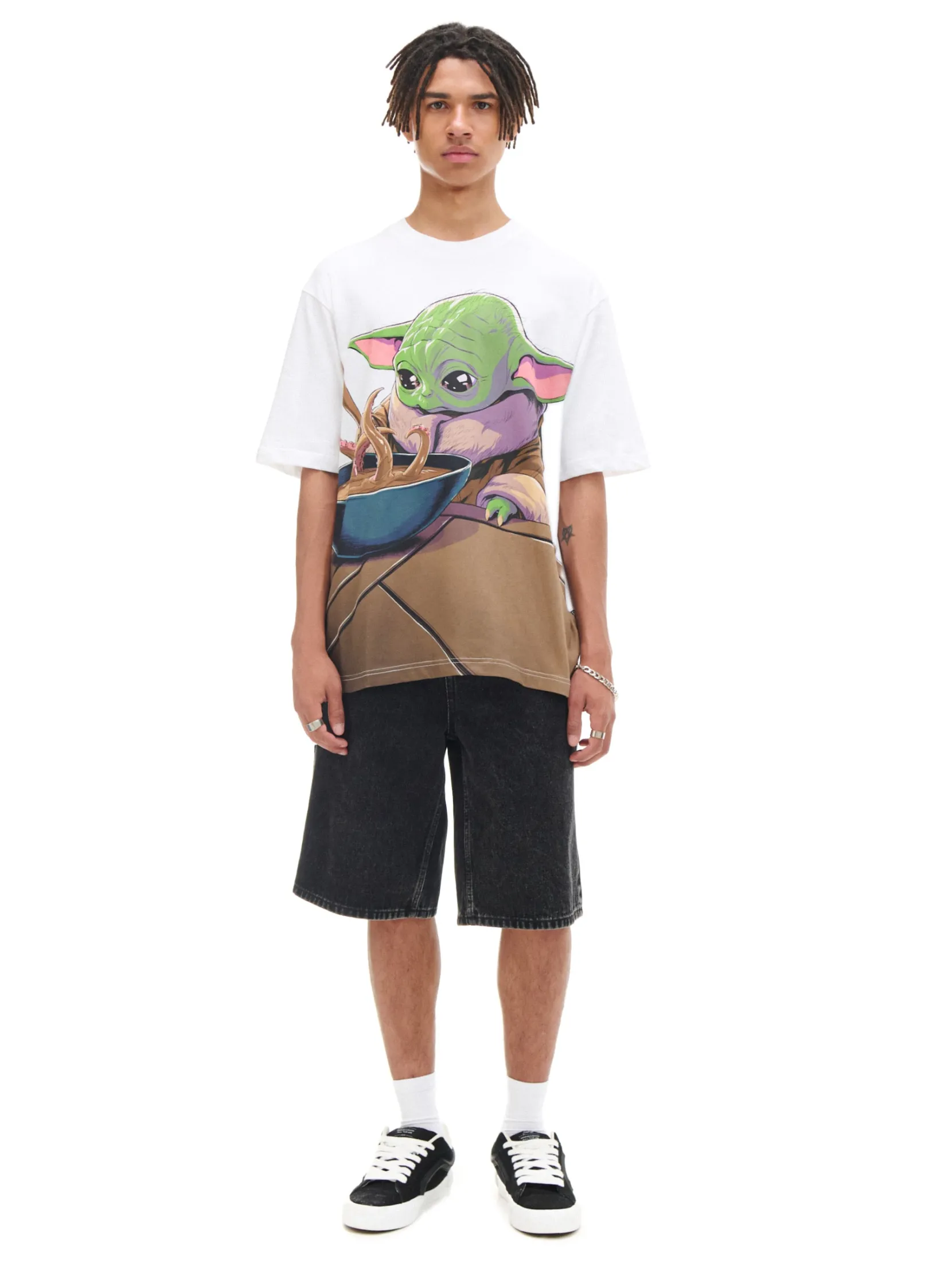 Discount Koszulka z nadrukiem Baby Yoda Koszulki