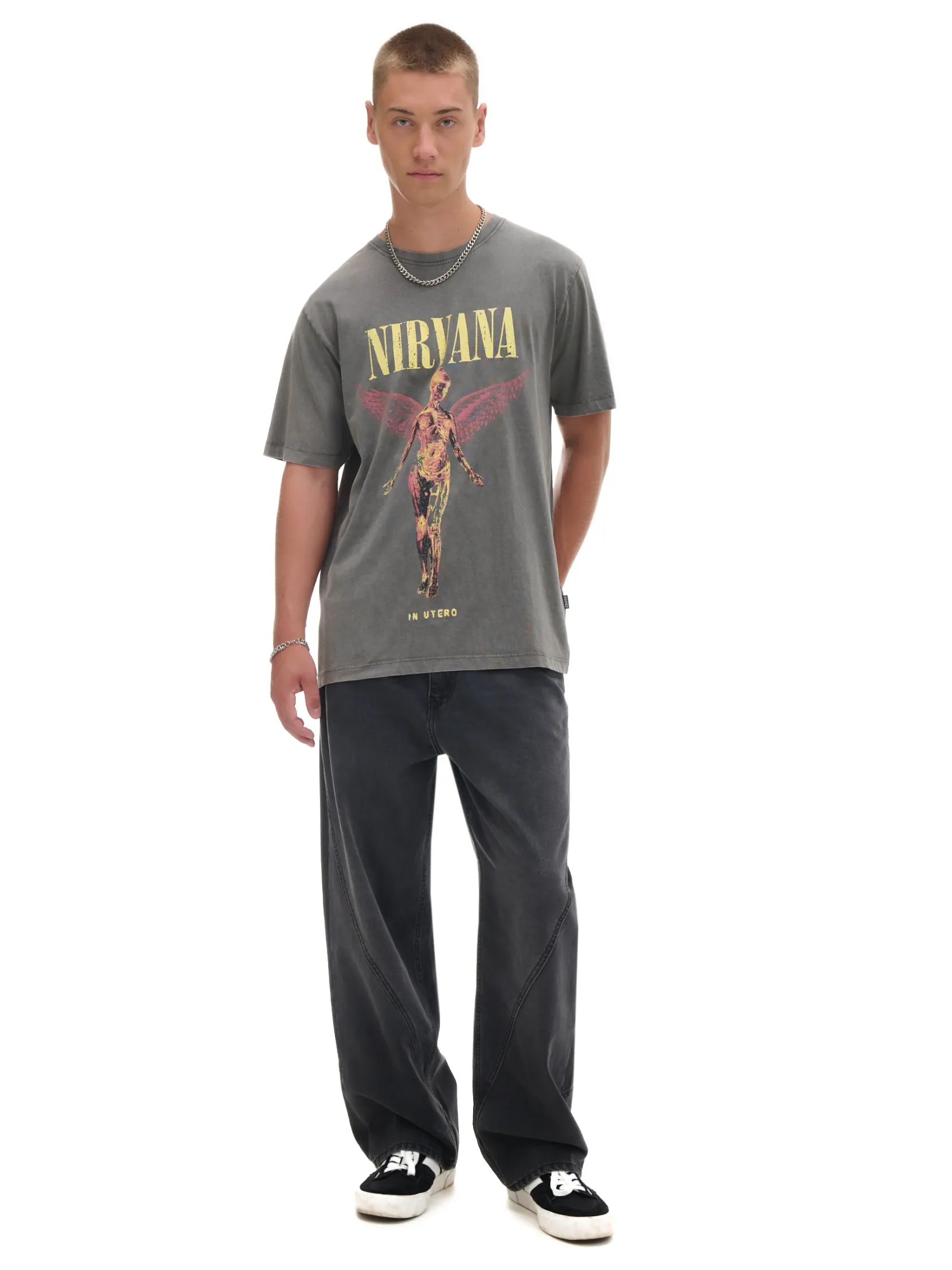 Fashion Koszulka z nadrukiem Nirvana Koszulki