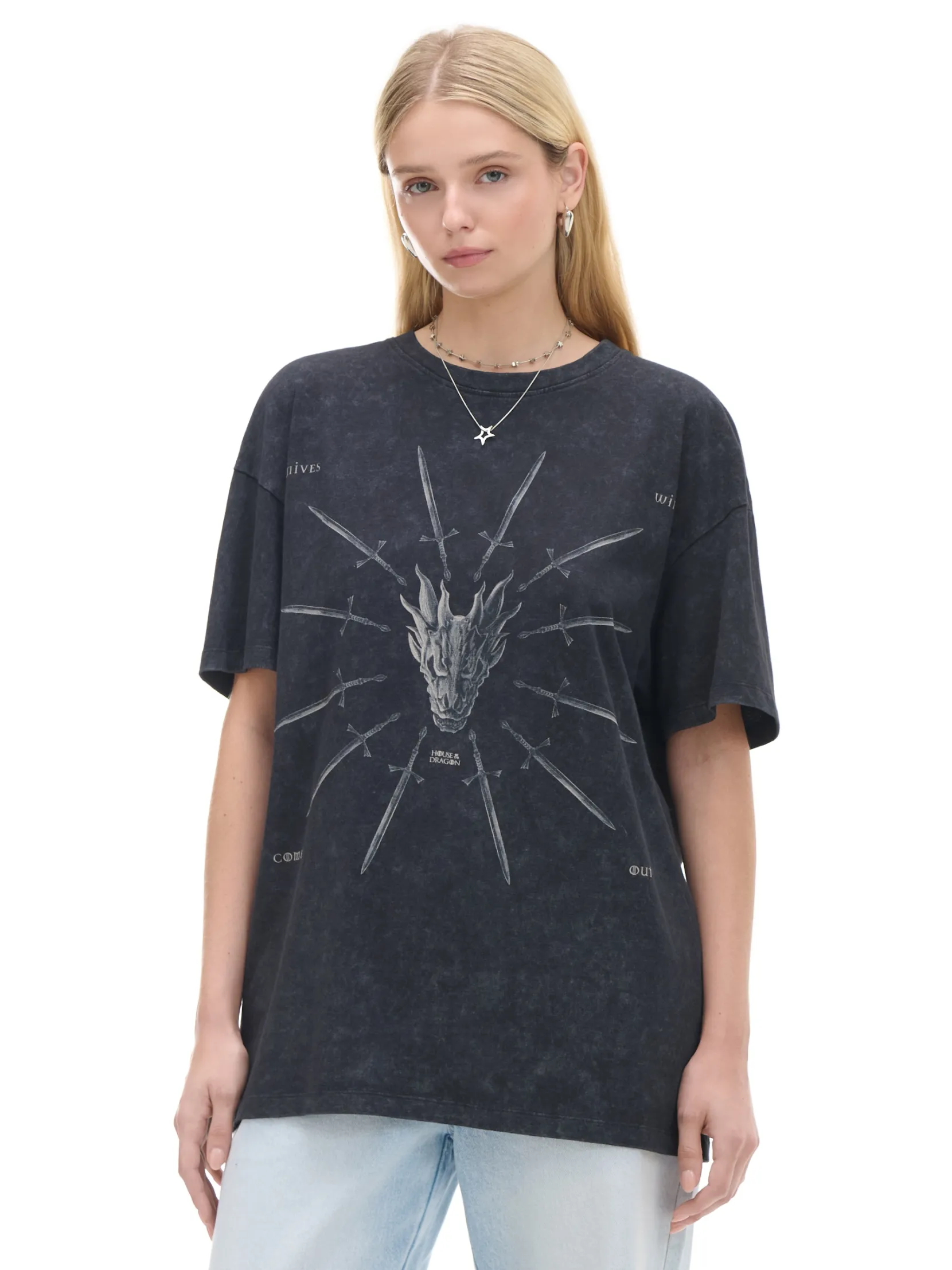 Fashion Koszulka z nadrukiem Ród Smoka UNISEX Unisex|Unisex