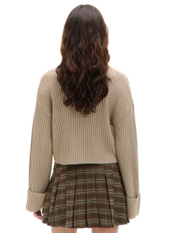 Clearance Kraciasta spódnica mini w stylu retro Spódnice