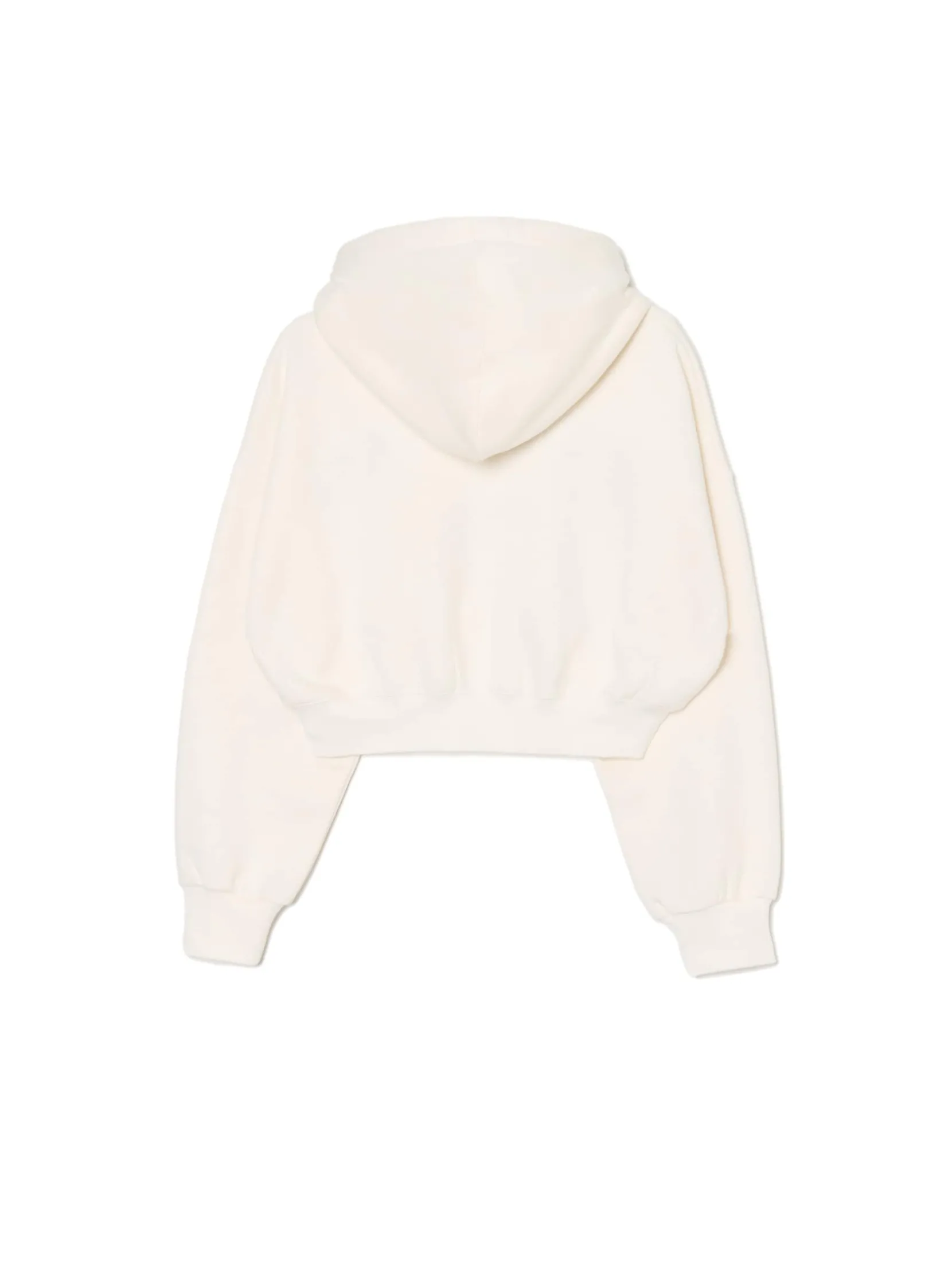 Online Kremowa bluza crop Bluzy|Sety