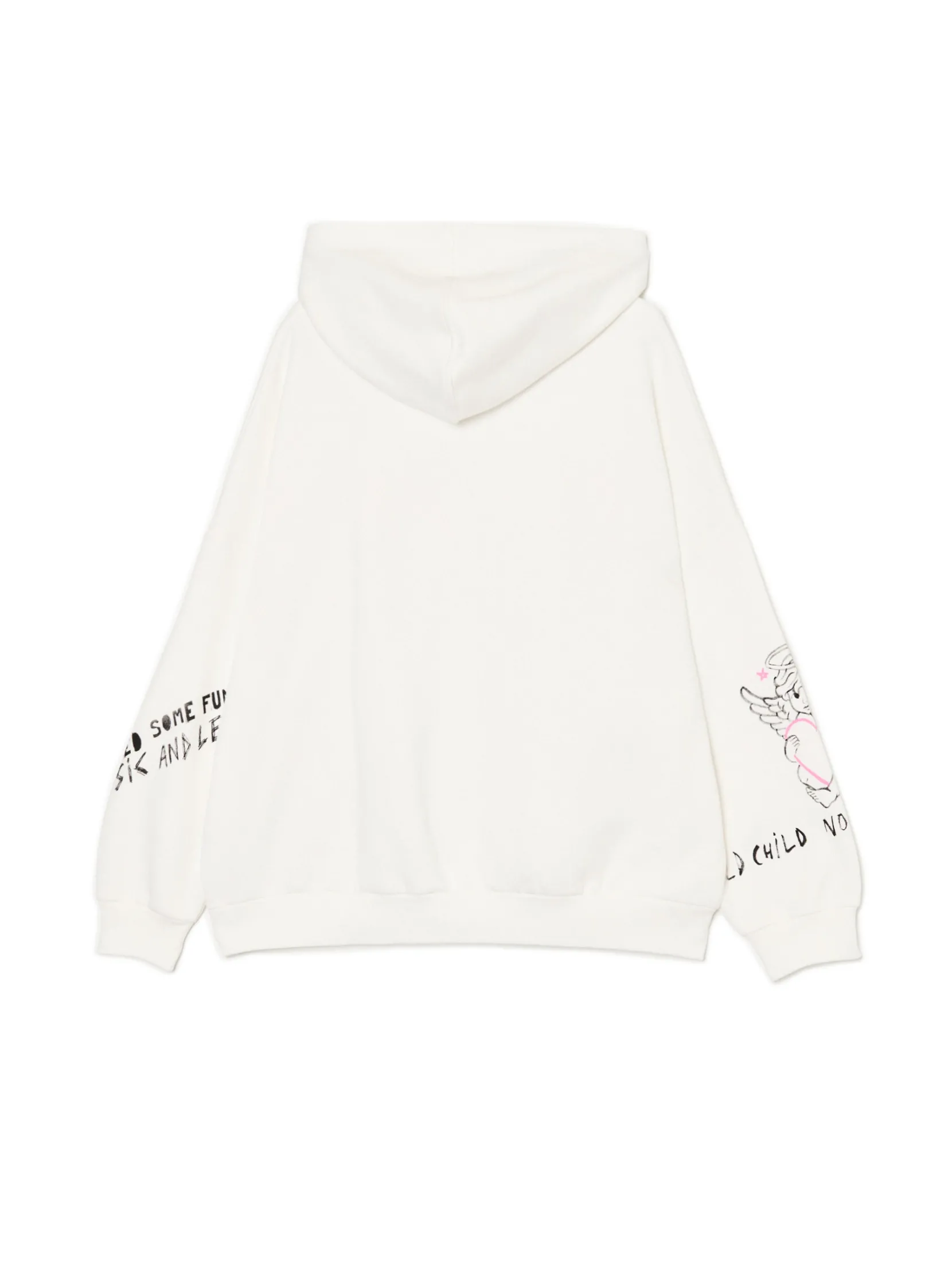 Sale Kremowa bluza oversize z nadrukiem UNISEX Unisex|Unisex