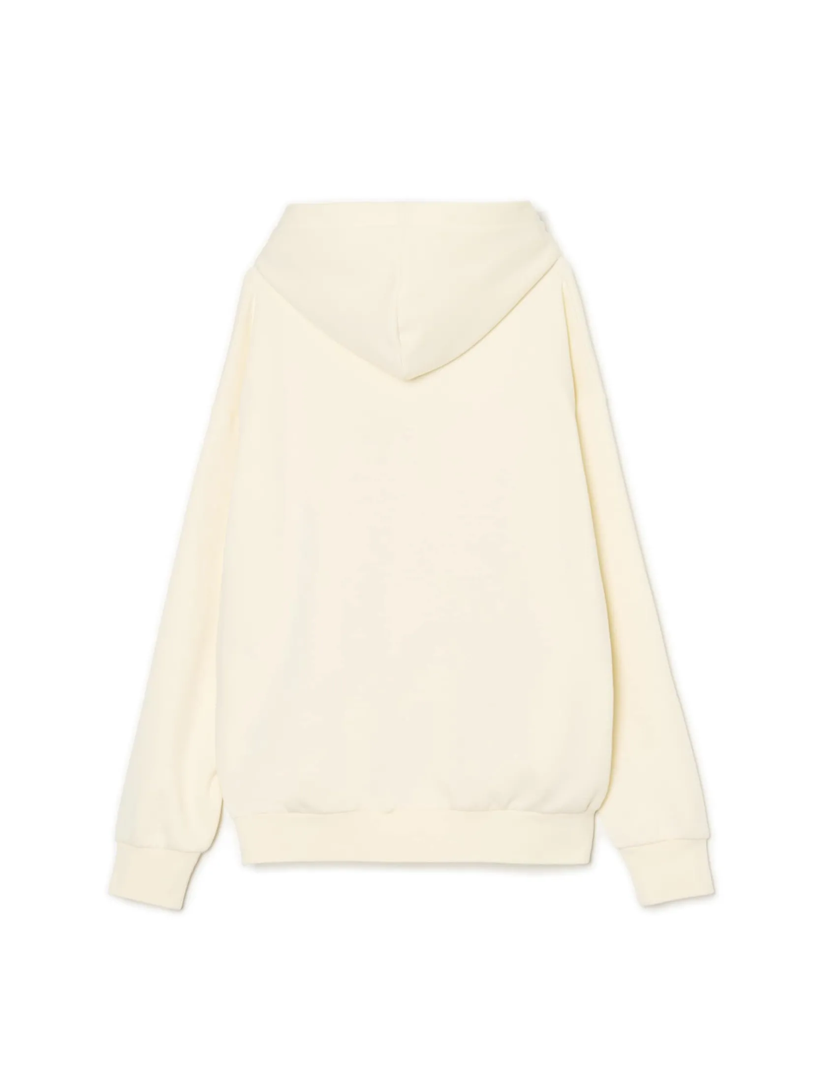 Online Kremowa bluza z kapturem i nadrukiem Bluzy