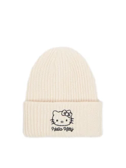Best Kremowa czapka beanie Hello Kitty Czapki
