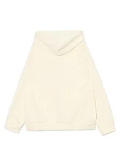 Fashion Kremowa rozpinana bluza z kapturem Bluzy|Sety