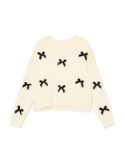 Best sweter z kokardkami Swetry