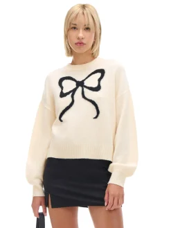 Online sweter ze wstążką Swetry