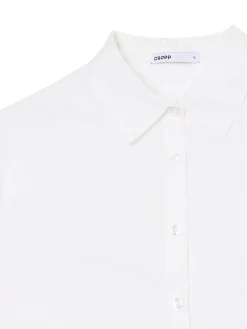 Clearance Krótka biała koszula Koszule, Bluzki