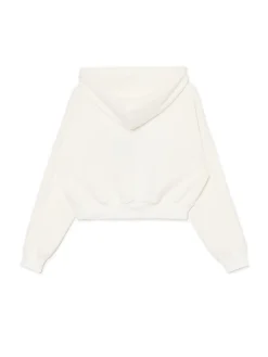 Fashion Krótka bluza ze spranym nadrukiem Bluzy