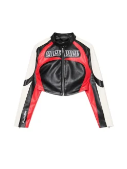 Discount Krótka kurtka w stylu racing Kurtki, Płaszcze