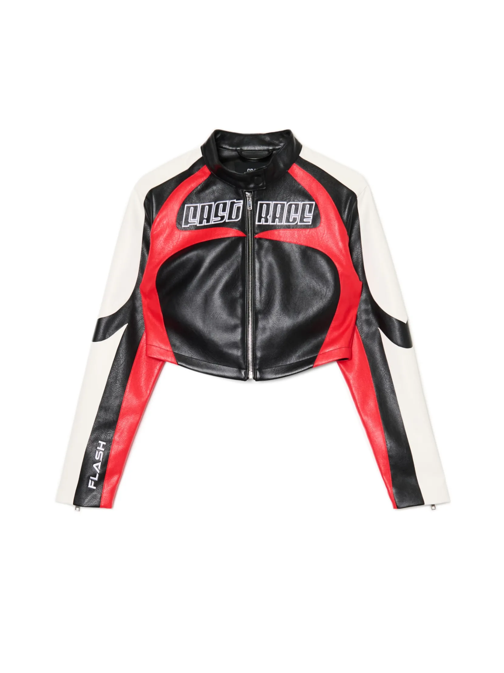 Discount Krótka kurtka w stylu racing Kurtki, Płaszcze