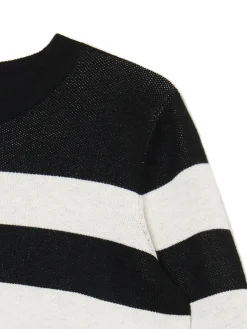 Online Krótki sweter w paski Swetry