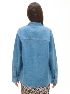 Clearance Kurtka jeansowa z efektem sprania Kurtki, Płaszcze