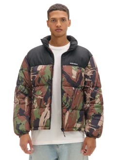 Hot Kurtka puffer z militarnym nadrukiem Kurtki Zimowe|Kurtki, Płaszcze