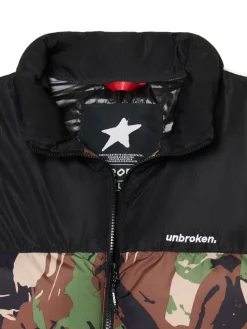 Hot Kurtka puffer z militarnym nadrukiem Kurtki Zimowe|Kurtki, Płaszcze