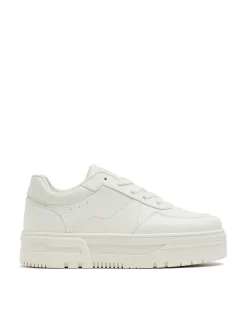 Fashion Lekkie białe sneakersy Sneakersy