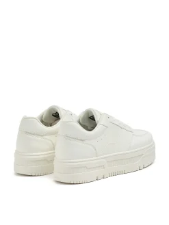 Fashion Lekkie białe sneakersy Sneakersy