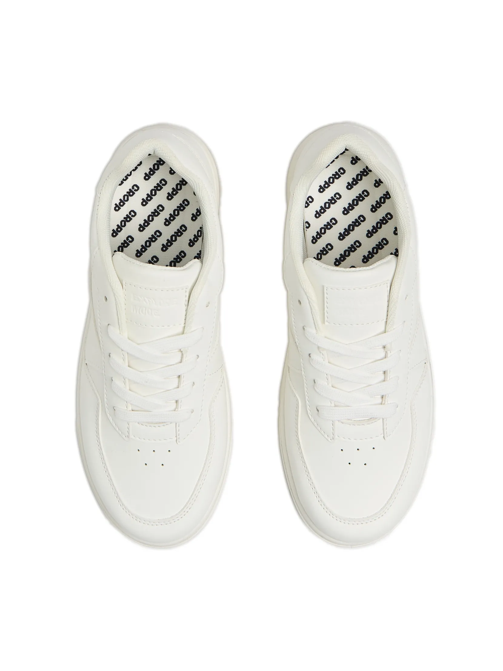 Fashion Lekkie białe sneakersy Sneakersy