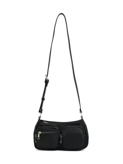 Outlet Mała czarna torebka crossbody Torby, Plecaki