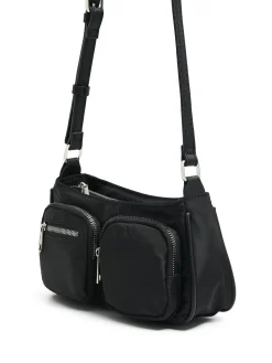 Outlet Mała czarna torebka crossbody Torby, Plecaki