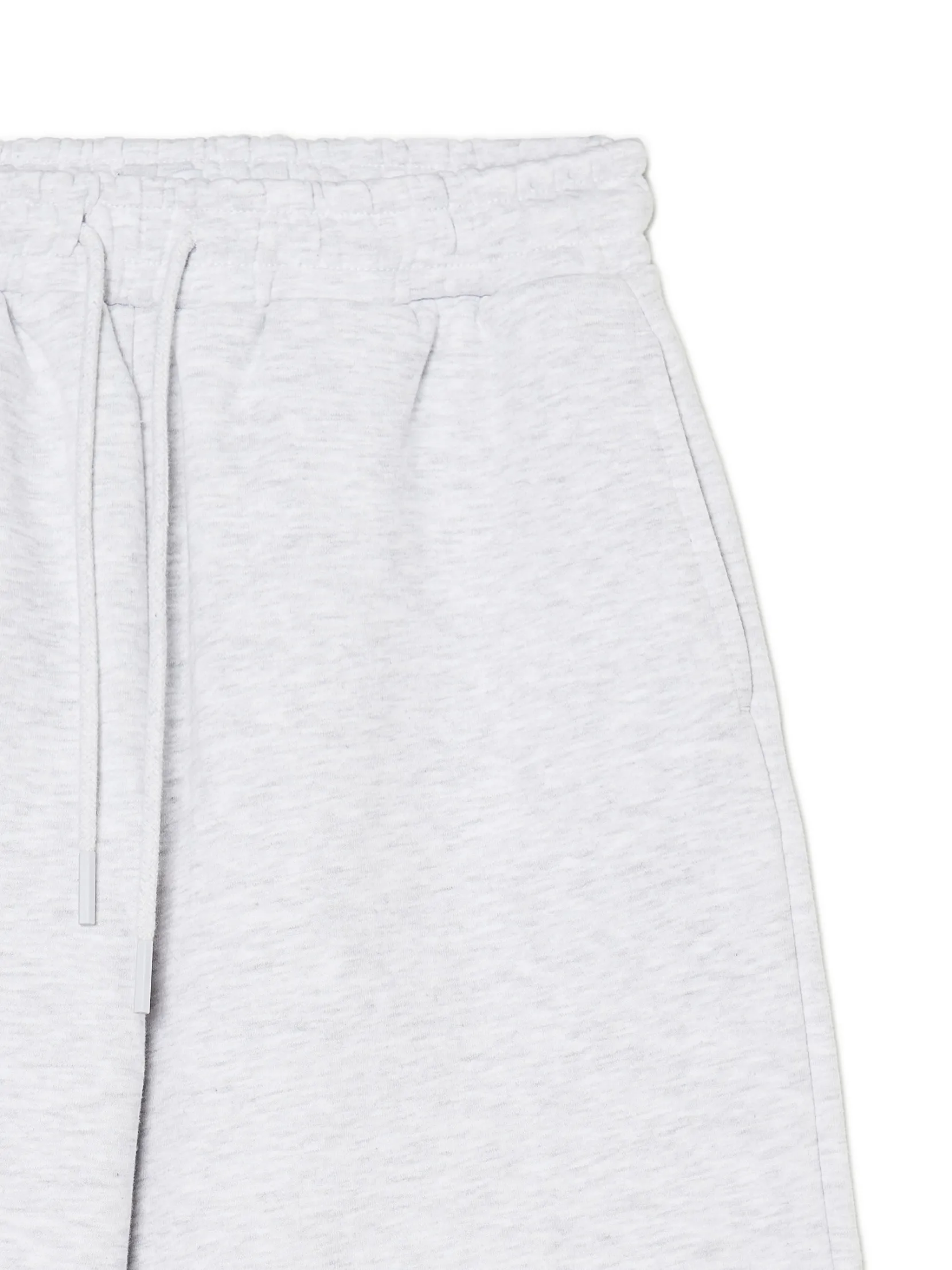 Outlet Melanżowe dresowe joggery Spodnie