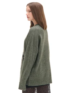 Clearance Melanżowy sweter ze skorpionem Swetry
