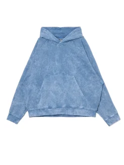 Clearance Niebieska bluza oversize z kapturem UNISEX Bluzy|Unisex