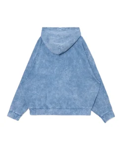 Clearance Niebieska bluza oversize z kapturem UNISEX Bluzy|Unisex