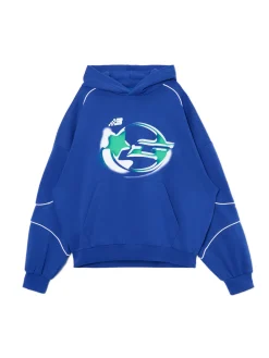 Online Niebieska bluza z kapturem Baltic Games Bluzy