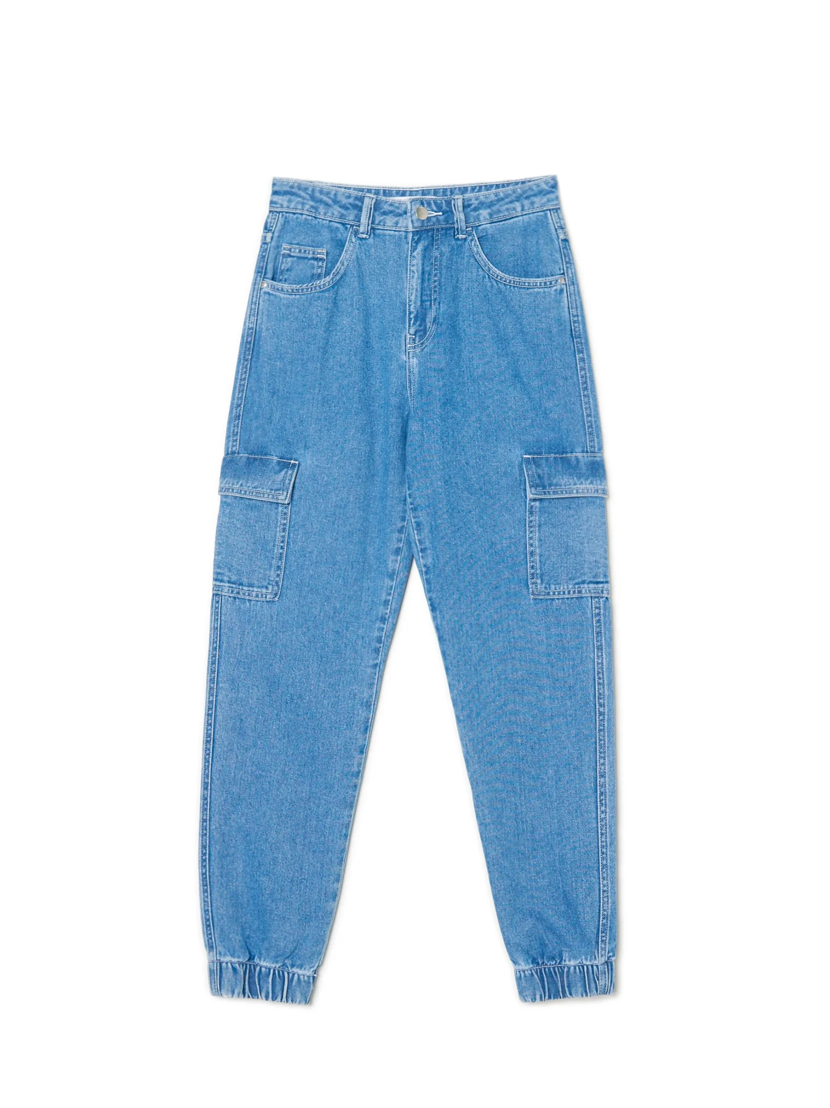 Outlet e jeansowe joggery cargo Jeansy
