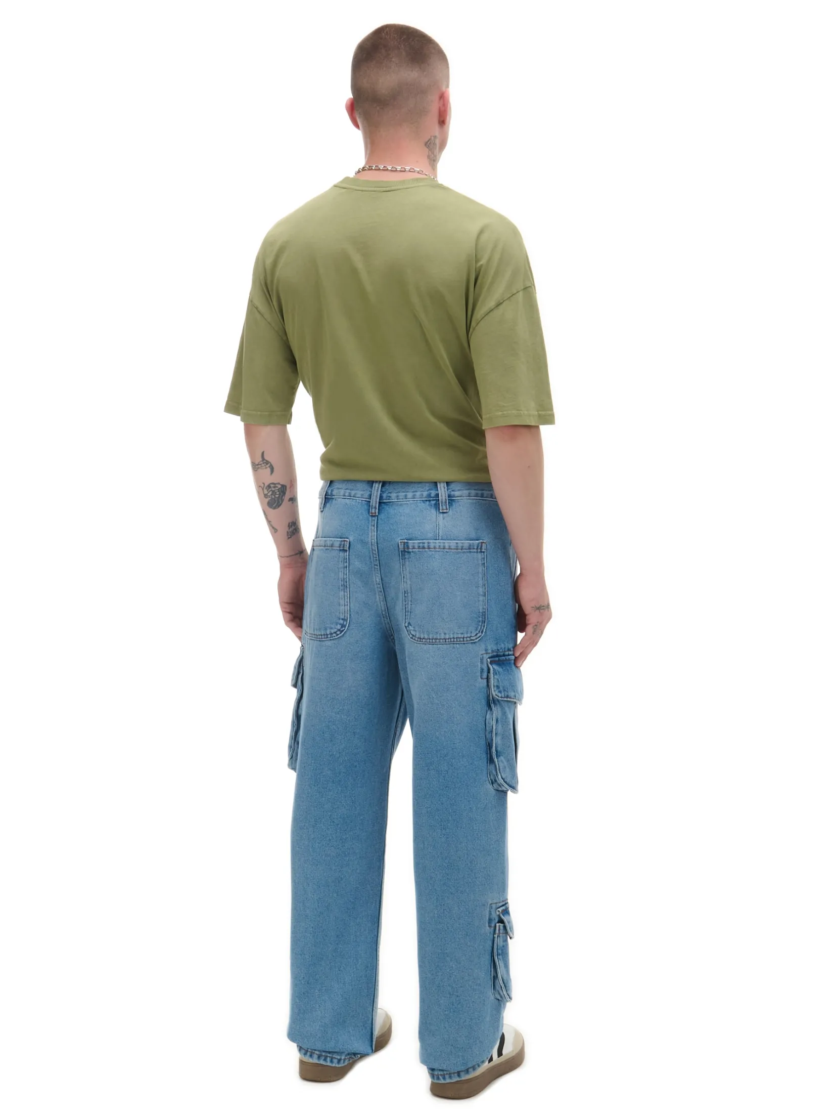 Sale e jeansy baggy z kieszeniami cargo Jeansy|Baggy
