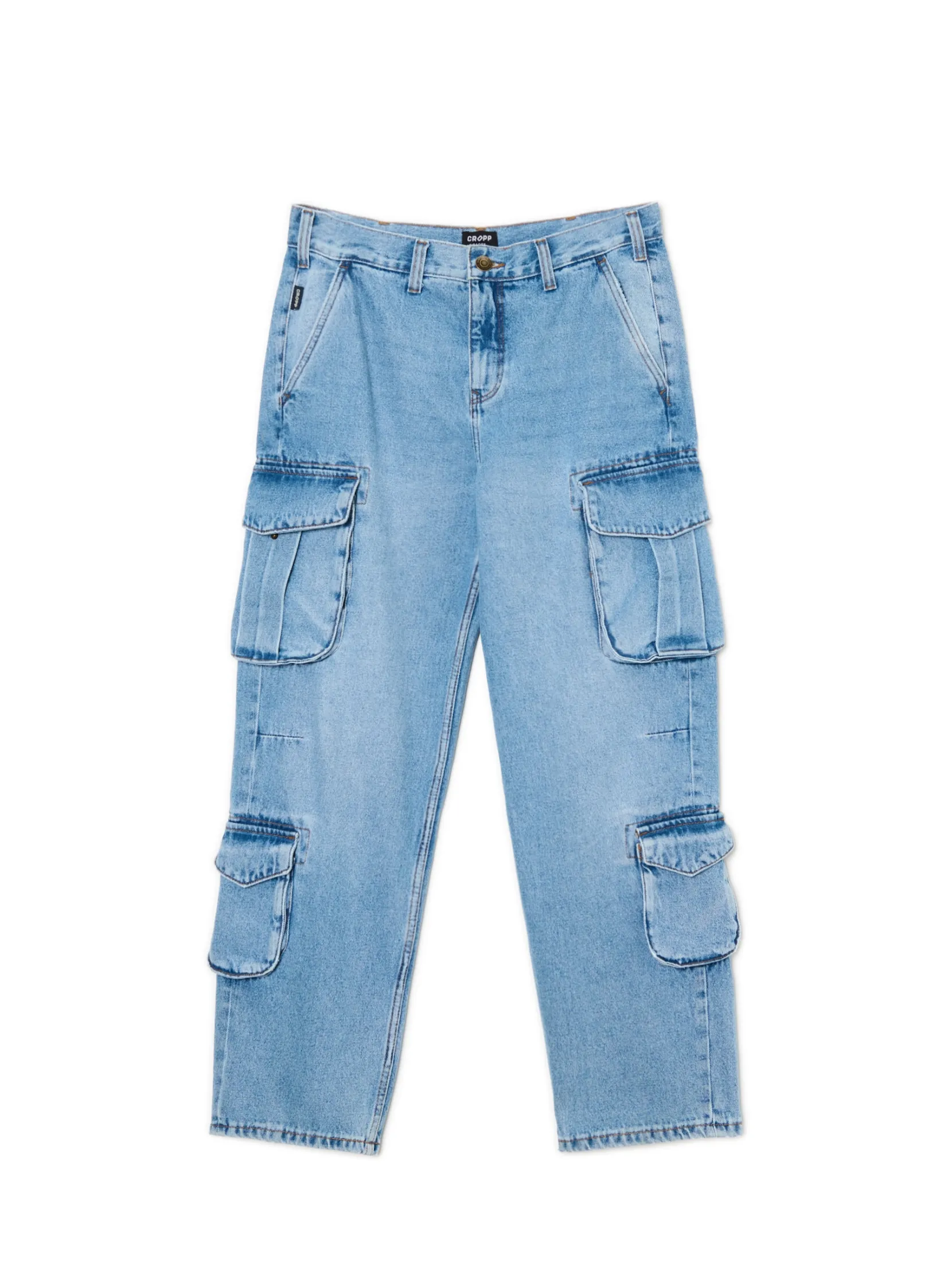 Sale e jeansy baggy z kieszeniami cargo Jeansy|Baggy