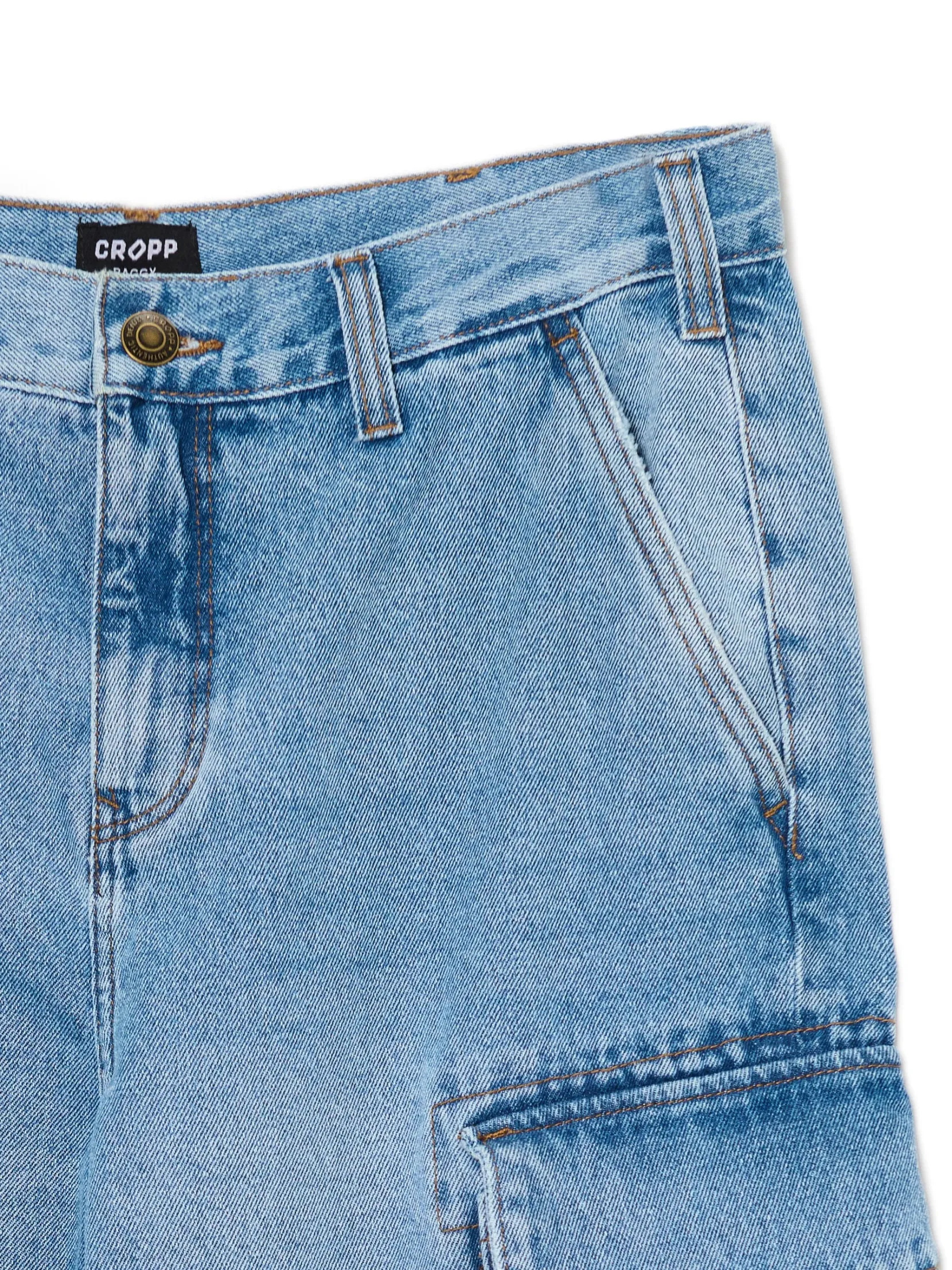 Sale e jeansy baggy z kieszeniami cargo Jeansy|Baggy