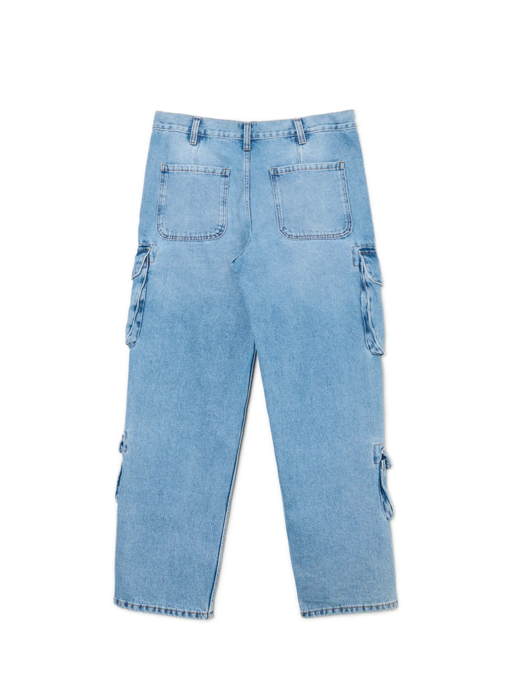 Sale e jeansy baggy z kieszeniami cargo Jeansy|Baggy