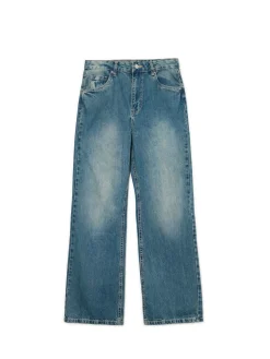 Hot e jeansy retro wide leg Jeansy