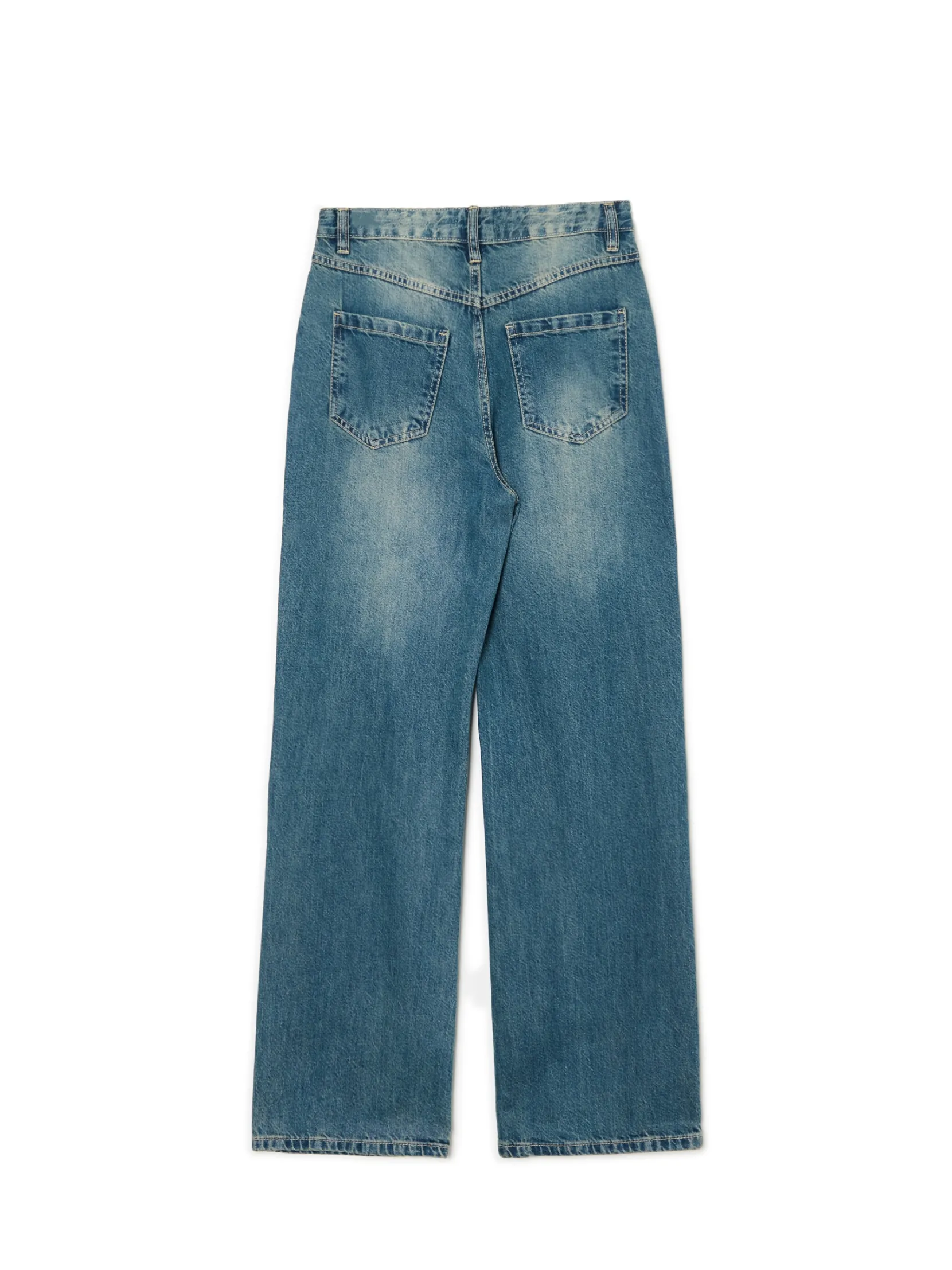 Hot e jeansy retro wide leg Jeansy