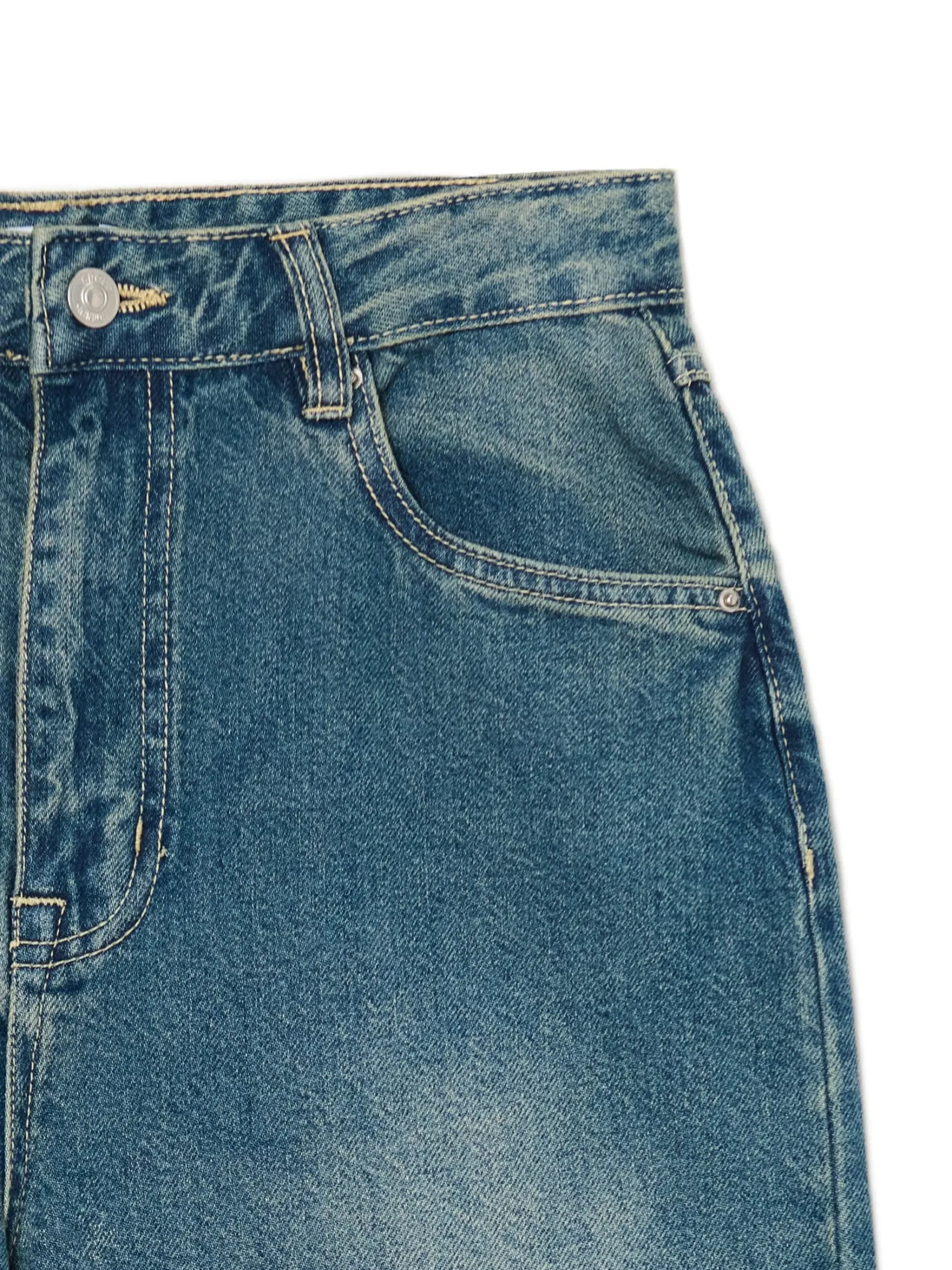 Hot e jeansy retro wide leg Jeansy