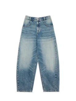 Hot e jeansy skater z efektem sprania Jeansy