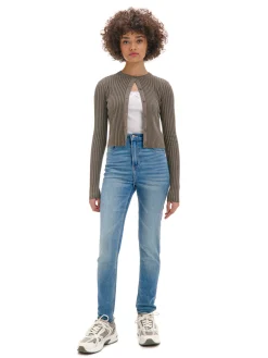 Hot e jeansy skinny z kieszeniami Jeansy