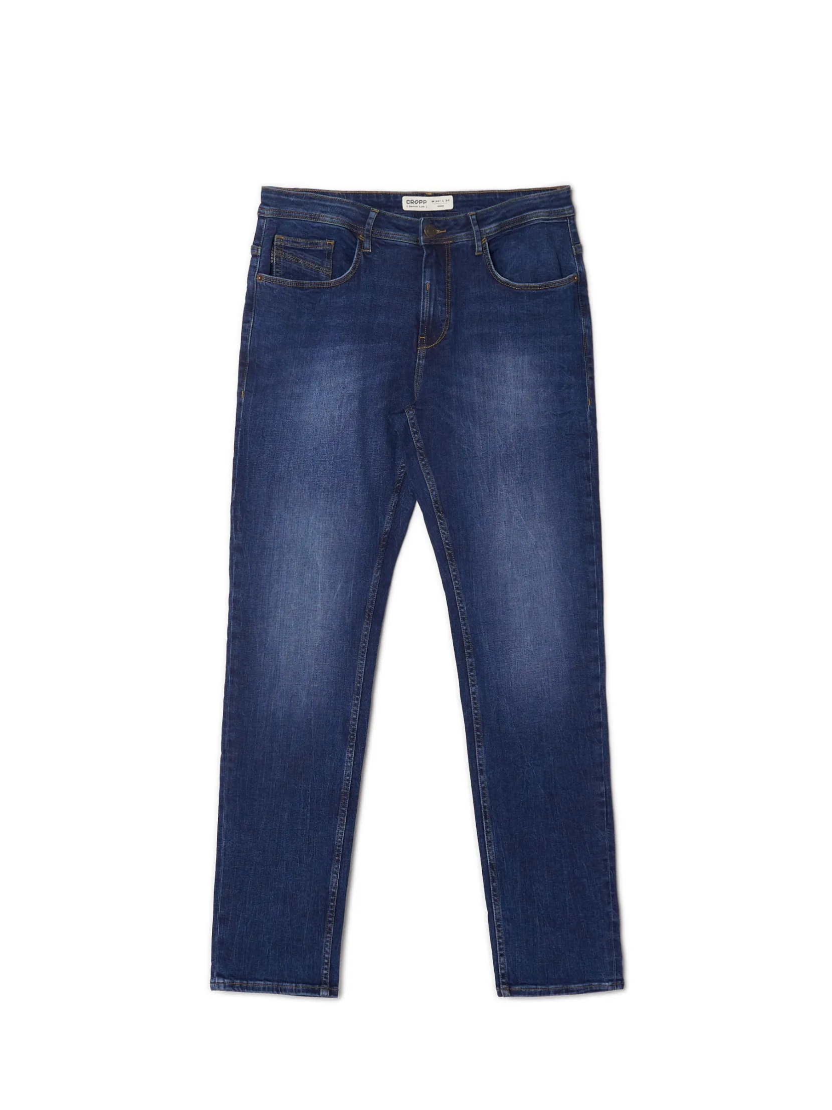 Discount Niebieskie jeansy slim Jeansy