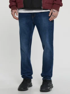 Discount Niebieskie jeansy slim Jeansy