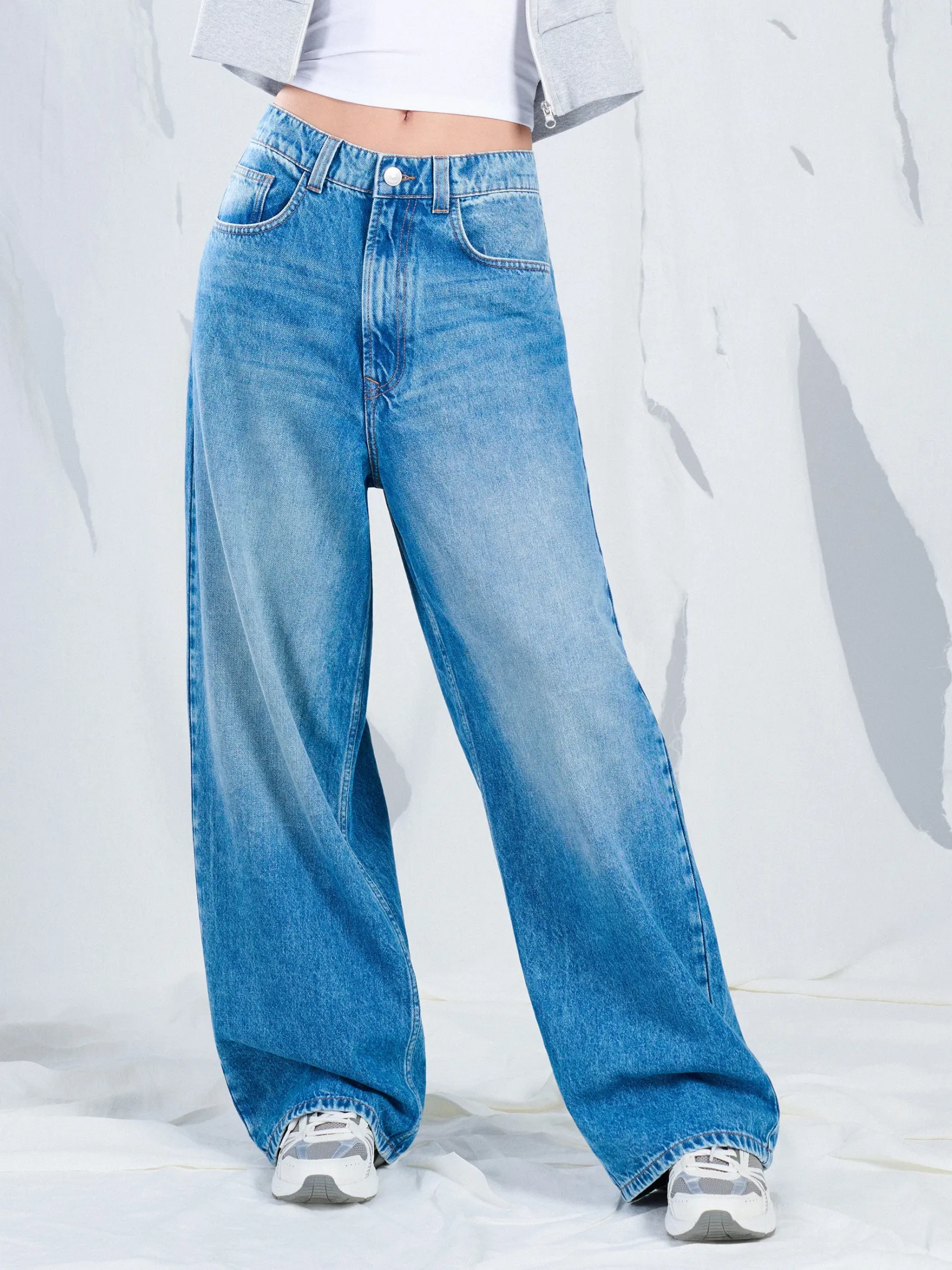 Best e jeansy super baggy Jeansy