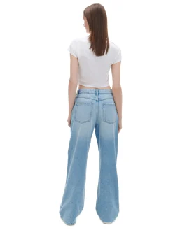 Outlet e jeansy wide leg Jeansy