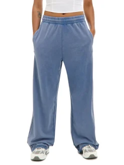 Clearance Niebieskie spodnie wide leg Spodnie